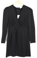 Sandro Gloria Kleid Damen (Eu) 38 Wickeleffekt Schlangenmuster Jacquard Mini