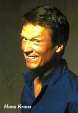 Hansi Kraus Original Signature
