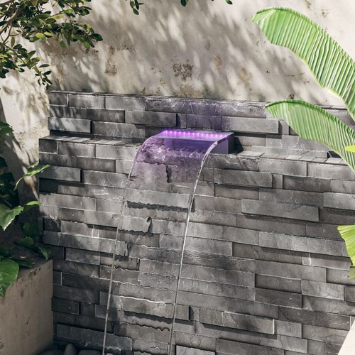 Wasserfall element mit rgb - wasserfall-element,