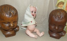 antike Porzellankopfpuppe