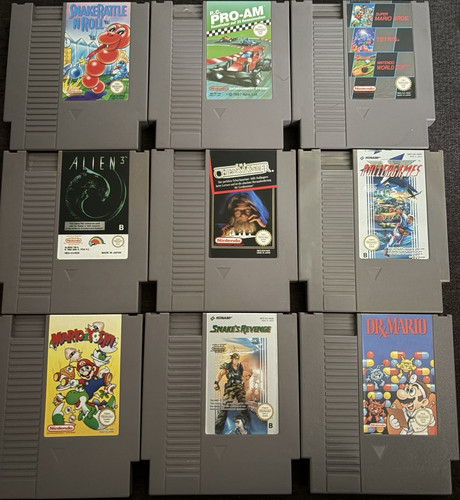 Nintendo nes spiele - nes, sammlung