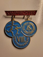 DDR Abzeichen VIII. 8. Spartakiade 1981 Kampfrichter Team Pin Badge A188