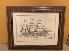 Wandbild - Segelschiff auf der