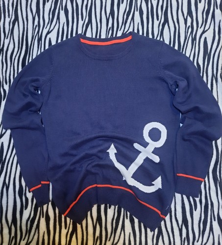 Nautical sweater with anchor - sweater,