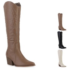 Damen Cowboystiefel Stiefel