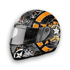 Airoh Aster-X Skull orange Race Straße Street Schutz Sicher Tour
