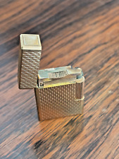 S.T. Dupont Vintage-Feuerzeug „Plaque S“ vergoldet