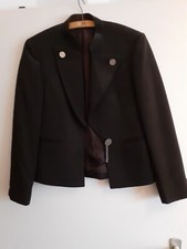 Echt Hofel Vintage traditionell und bestickter Loden Blazer braun Trachtenjacke