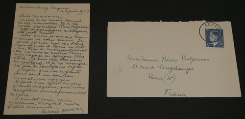 Marie gevers autogrammkarte - marie,