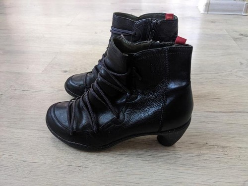 Women camper boots - boots, black