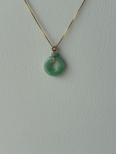 Natürlicher jadeit jade donut - jade,