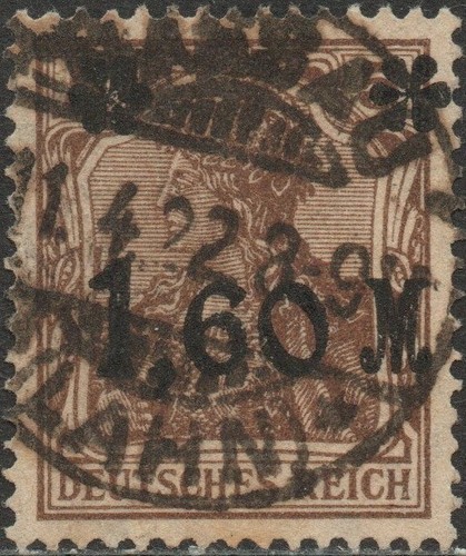 Deutsches reich 154 sehr - ii, b,