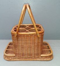Flaschenkorb Flaschenträger Weidenkorb Ratten/Bambus Korb Y 27
