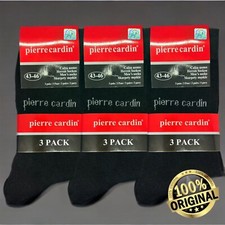 Pierre Cardin - Herren Socken Premium, Business Schwarz, Baumwolle - Komfort