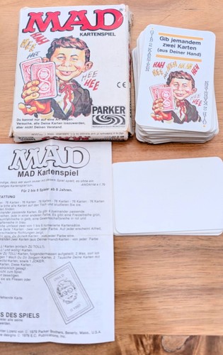 Mad kartenspiel parker 1979 - -,