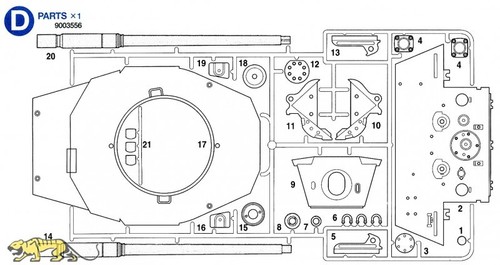 Tamiya 9003556 teile - tamiya, d