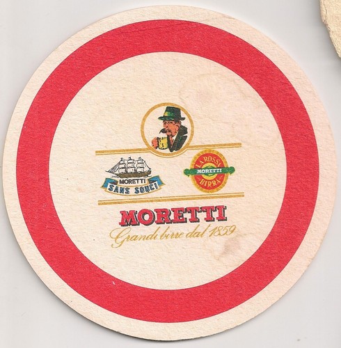 Birra moretti bierdeckel - birra,