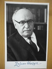 Authentisches Autogramm Staatspräsident Israel, Zalman SHAZAR