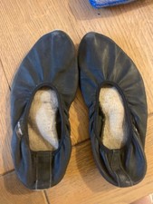 Sasha Gymnastik Turnschläppchen Ballettschuhe Schläppchen Gr 40 Schwarz getragen