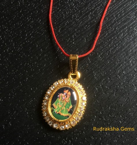 Krishna halskette anhänger - krishna,