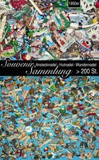SAMMLUNG 200 ALTE ANSTECKNADELN HUTNADELN WANDERNADELN ANDENKEN SOUVENIR 1950er