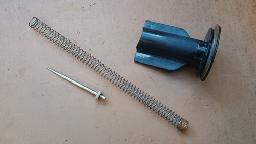 Schieber mit feder und nadel - mit,