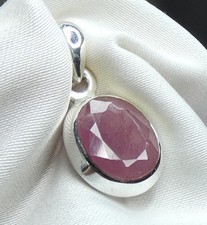 Anhänger 925 Silber mit facettiertem, echtem Turmalin-  Originalbilder neu *