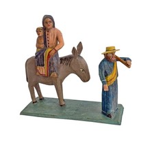 Grulicher krippenfigur flucht - krippenfigur,,