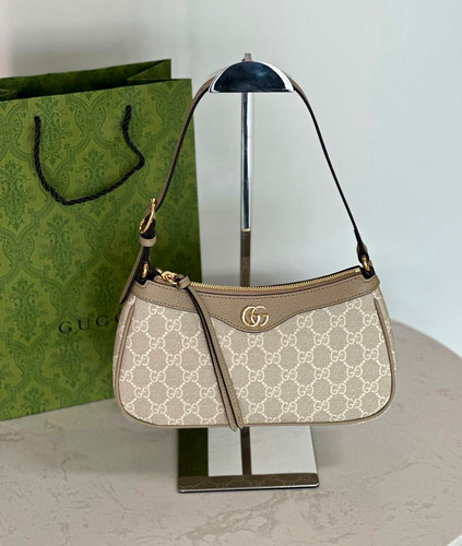 Gucci canvas schultertasche - gucci,