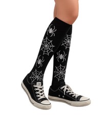 Socken kniehoch Spinne