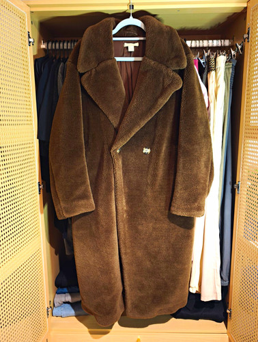 Damen kunstfellmantel - h&m,