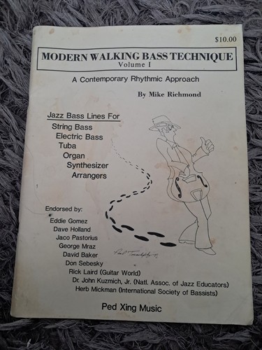 Modern walking bass - modern, technique