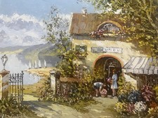 August A. Wendehals Ölgemälde Mit Zertifikat