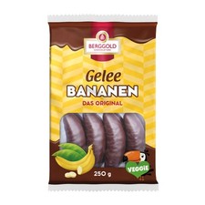 Berggold Gelee Bananen mit Schokoladenüberzug vegetarisch 250g