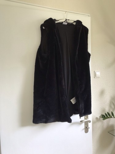 Schwarze plüschweste gr - schwarze,