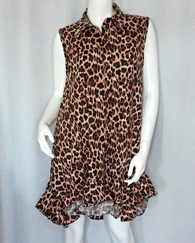 Volant hemdblusenkleid - volant,