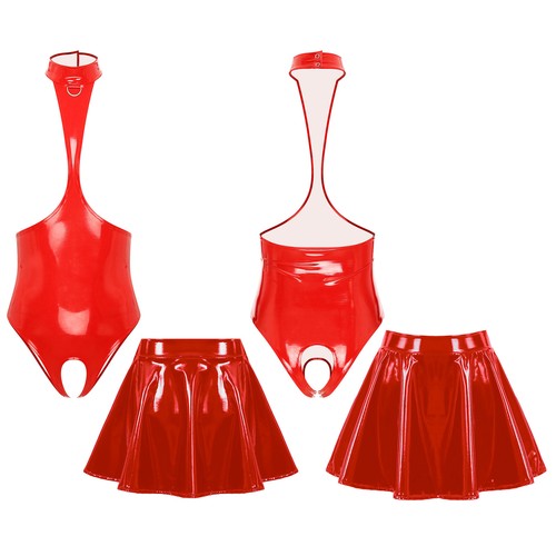 Damen pvc leder - pvc,
