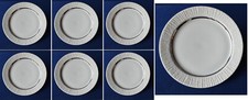 7 Kuchenteller 19 cm Thomas Arcta mit Relief-Felsdekor + Platinrand Rosenthal