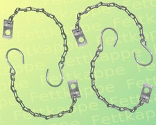 4x Sicherungskettchen verzinkt