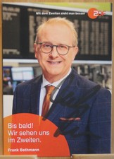 Frank Bethmann Orig Autogramm