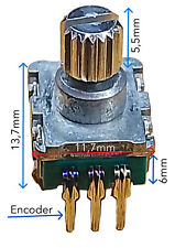 2x E4 ALPS EC11 Encoder 18fach mit Taster