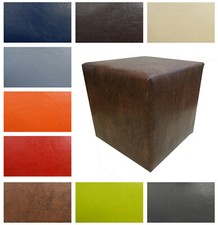 Sitzwürfel Hocker Kunstleder
