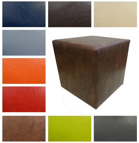 Sitzwürfel hocker kunstleder - sitzwürfel,