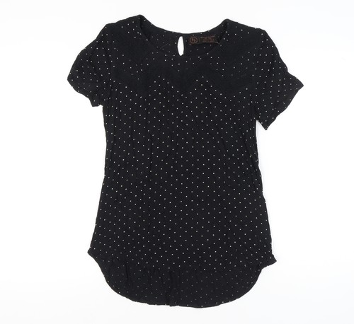 Damen schwarz gepunktet - f&f,