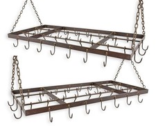 Paar Küchenkrone Hakenleiste