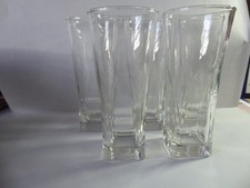 Vintage 5 Alte Original Campari  Glas Gläser Becher Longdrink 