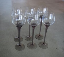 6 Stück edle, sehr hohe Weingläser, 26,5cm! wohl Theresienthal