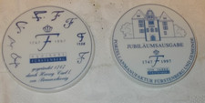 2 Medaillen 250 Jahre Fürstenberg Porzellan