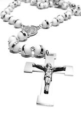 ROSENKRANZ HALSKETTE EDELSTAHL