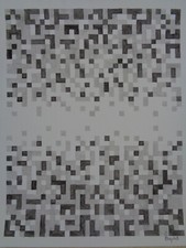 OP-Art Grafik Zeichnung